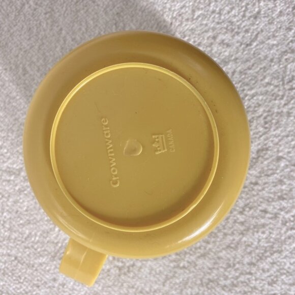 Vintage Crownware Harvest Gold Mustard Yellow 2 Cup Measuring Cup - Picture 5 of 8